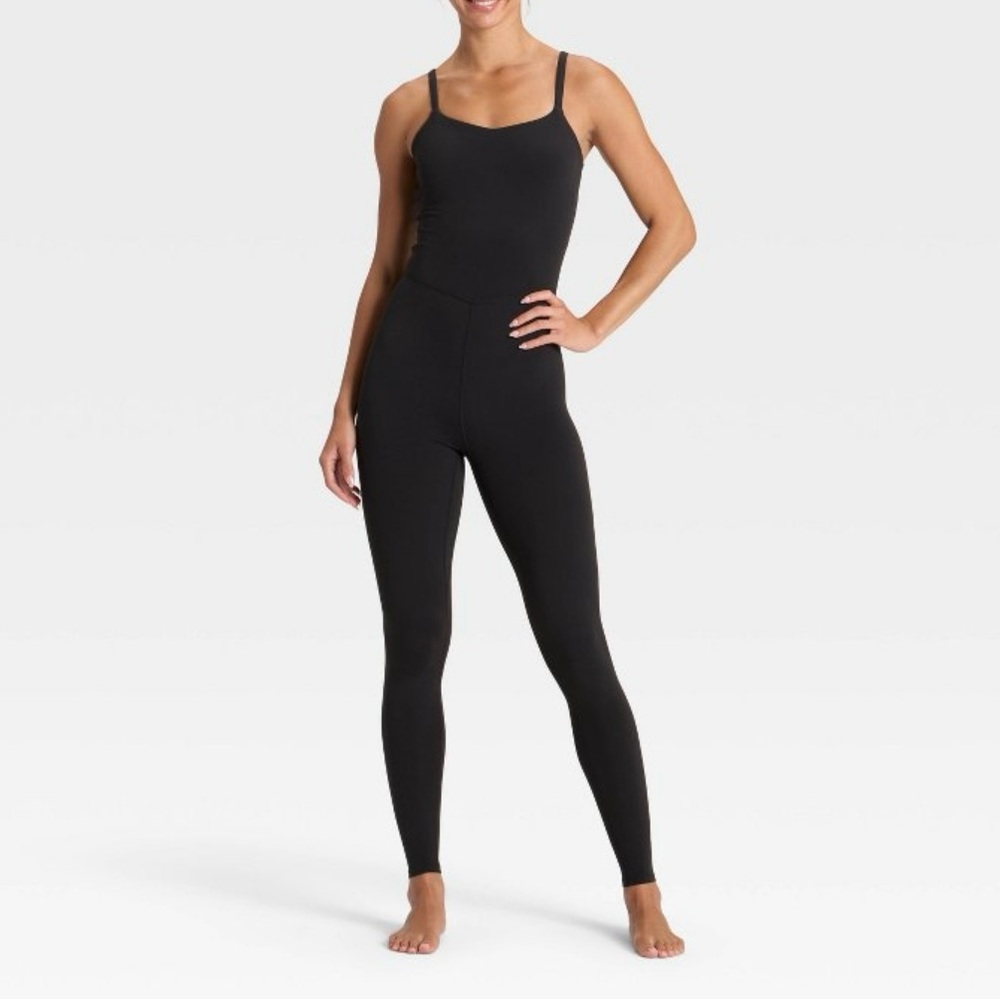 NWT All in Motion Black Sleeveless Jumpsuit